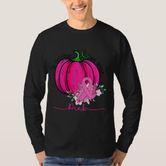 In oktober Draag we roze pompoen borstkanker T-shirt