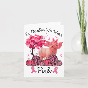 In oktober Draag we roze reukstofblaaskanker A Kaart