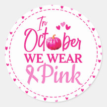 In oktober Draag we roze