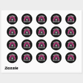 In oktober draag we roze ronde sticker (Vel)