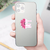 In oktober Draag we roze Sticker (Telefoon)