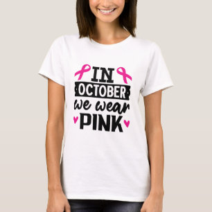 In oktober draag we roze t-shirt