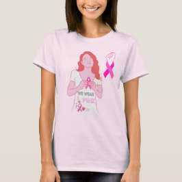 In oktober draag we roze t-shirt