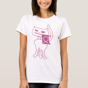 In oktober Draag we roze T-shirt