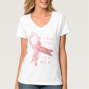 In oktober draag we roze T-Shirt
