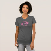 In oktober Draag we roze T-shirt (Voorkant volledig)