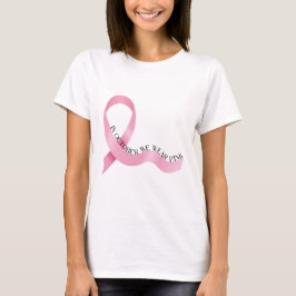 In oktober Draag we roze T-shirt