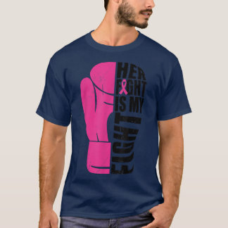 In oktober Draag we roze vlinders borstkanker T-shirt