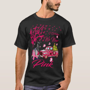 In oktober Draag we roze vrachtwagenbarkanker T-shirt