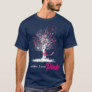 In oktober Draag we roze vrachtwagenkankers Awaren T-shirt