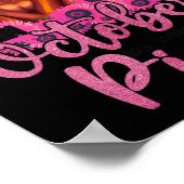 In oktober Draag we roze zwarte borstkanker Poster (Hoek)