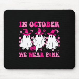 In oktober Draag we Schattigee spookborstkanker Muismat