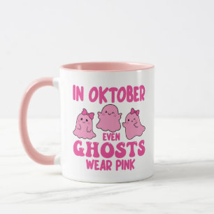 In oktober Draag zelfs geesten roze borstkanker Mok