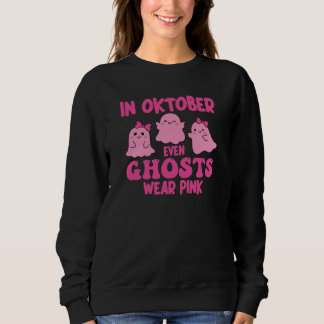 In oktober Draag zelfs geesten roze borstkanker Trui