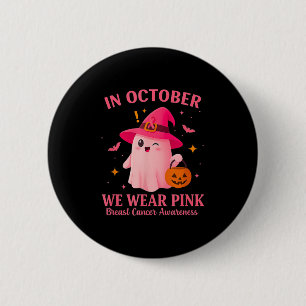 In oktober dragen we Nk – Borstkankerbewustzijn Ronde Button 5,7 Cm