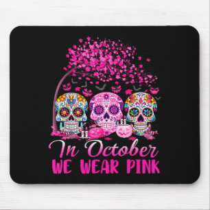 In Oktober dragen we Nk Sugar Skull Halloween Bors Muismat