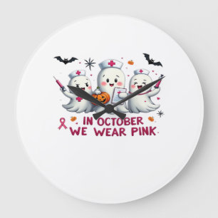 in oktober dragen we roze borstkanker bewustzijn C Grote Klok