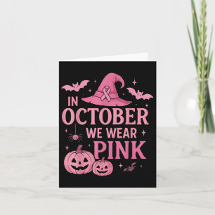 In Oktober dragen we Roze Borstkanker Bewustzijn H Kaart