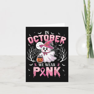 In Oktober dragen we Roze Geest Heks Borstkanker  Kaart