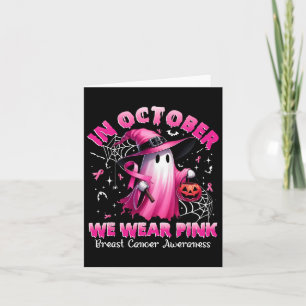In Oktober dragen we Roze Geest Heks Borstkanker  Kaart
