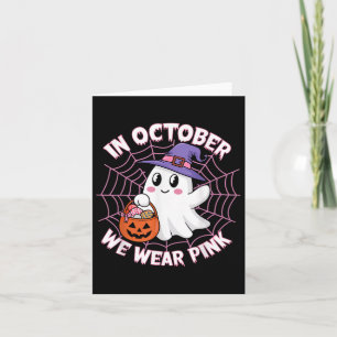 In Oktober dragen we Roze Geest Heks Borstkanker Kaart