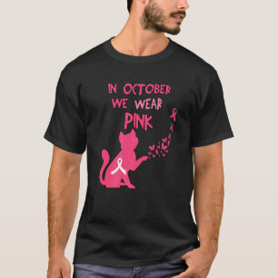 In Oktober dragen we Roze Knuffelkat Borst Premium T-shirt