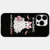 in oktober dragen we roze spook Halloween Case-Mate iPhone Case (Achterkant (horizontaal))