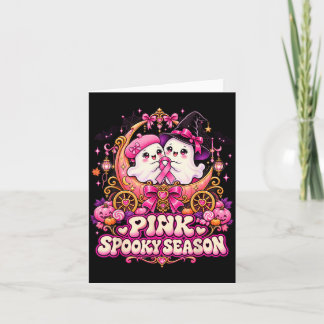 In oktober dragen we roze spook heks borstkanker kaart