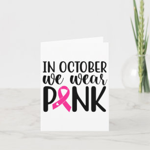 In Oktober dragen we Roze tegen Borstkanker Kaart