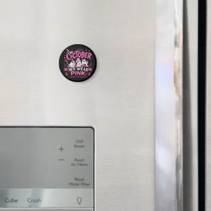 In oktober dragen we roze tegen borstkanker magneet