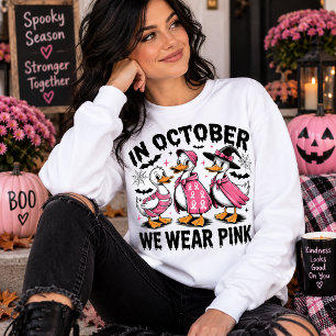 In Oktober dragen we Roze voor Borstkanker Trui