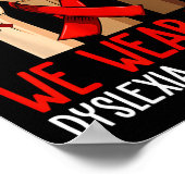 In oktober hebben we de Dyslexia Awareness Month D Poster (Hoek)