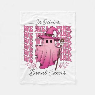 In oktober hebben we de Ghost Witch Breast Cancer  Fleece Deken