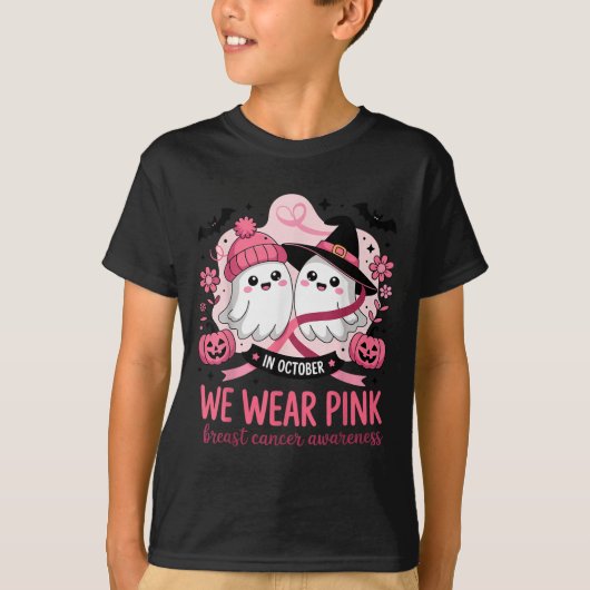 In oktober hebben we de Ghost Witch Breast Cancer  T-shirt (Voorkant)