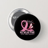 In oktober hebben we de roze borstbewustmakingsmaa ronde button 5,7 cm (Voorkant /achterkant)