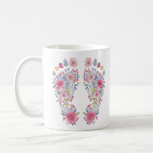 In oktober hebben we een zwak roze ontwerp koffiemok