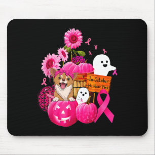 In oktober hebben we Pink Chihuahua Dog Breast Can Muismat