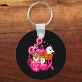 In oktober hebben we Pink Chihuahua Dog Breast Can Sleutelhanger (Voorkant)