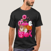 In oktober hebben we Pink Chihuahua Dog Breast Can T-shirt (Voorkant)