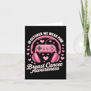 In oktober hebben we Pink Gaming Breast Cancer Awa Kaart