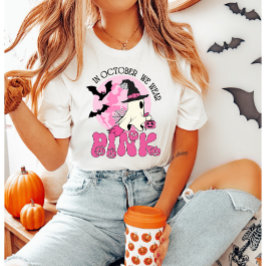 In oktober hebben we Pink Ghost Halloween Draag T-shirt