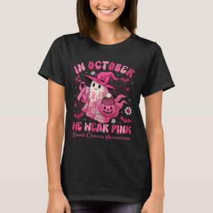 In oktober hebben we Pink Ghost Witch Patchwork Br T-shirt