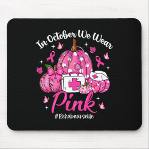 In oktober hebben we Pink Rehab Nurse Life Breast  Muismat