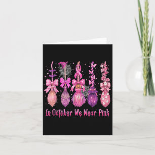 In oktober hebben we Pink Witch Broom Halloween Br Kaart