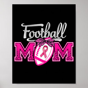 In oktober hebben we roze Football borstkanker Dra Poster