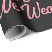 In oktober Roze Borst Vlinder Cadeaupapier (Rol Hoek)