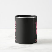 In oktober Roze Borst Vlinder Mok (Midden)