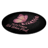 in oktober roze borst vlinder snijplank (Hoek)