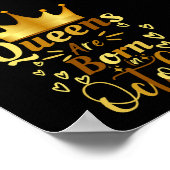 In oktober worden koninginnen geboren poster (Hoek)