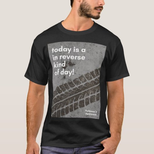 In omgekeerde soort dag T-shirt HEREN (Voorkant)
